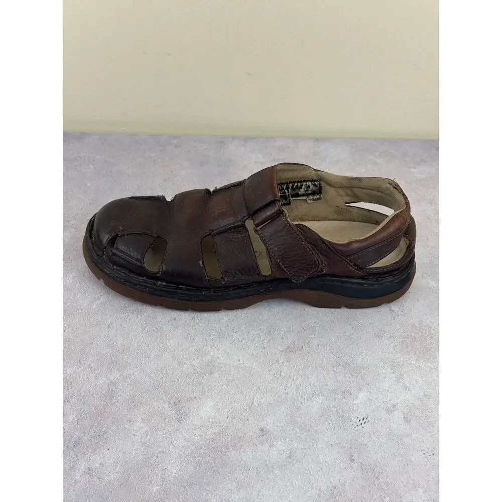 Vintage Dr. Martens Brown Fishermans Sandals EUR Sz 45 US Mens Sz 11 Read